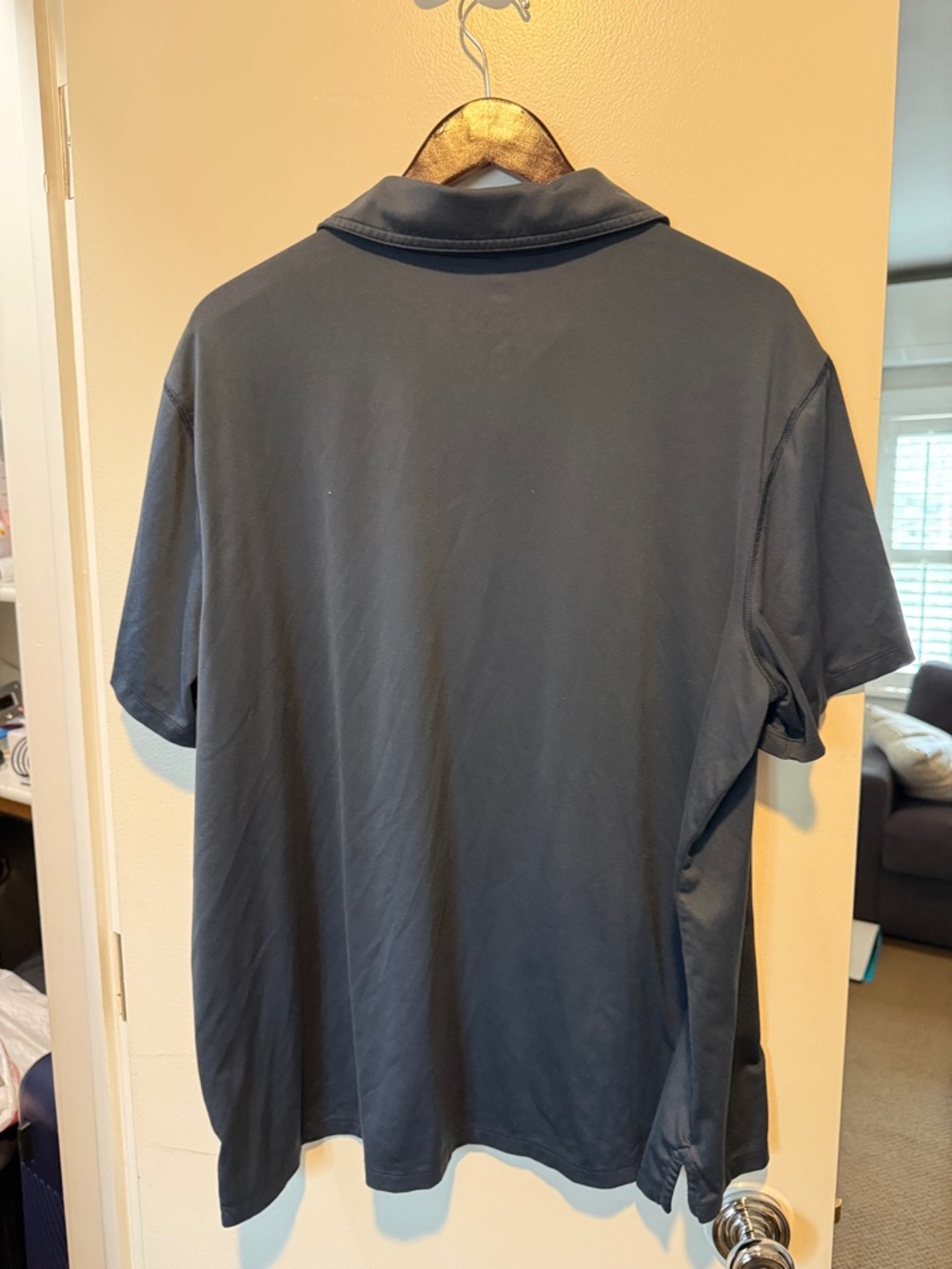 all in motion Men's Navy Performance Polo Shirt - Picture 3 of 3